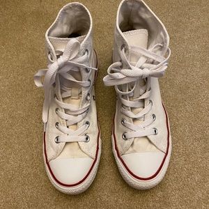 White High-Top Converse